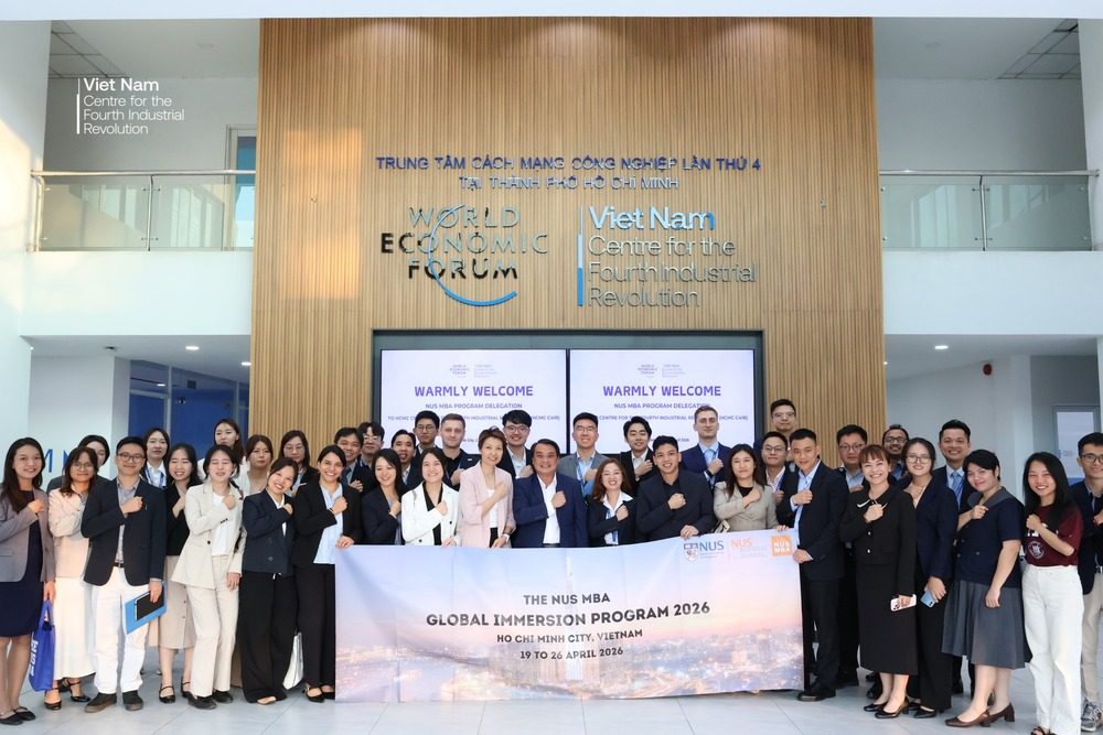 Hcmc C4IR đón tiếp đoàn học viên MBA từ NUS Business School