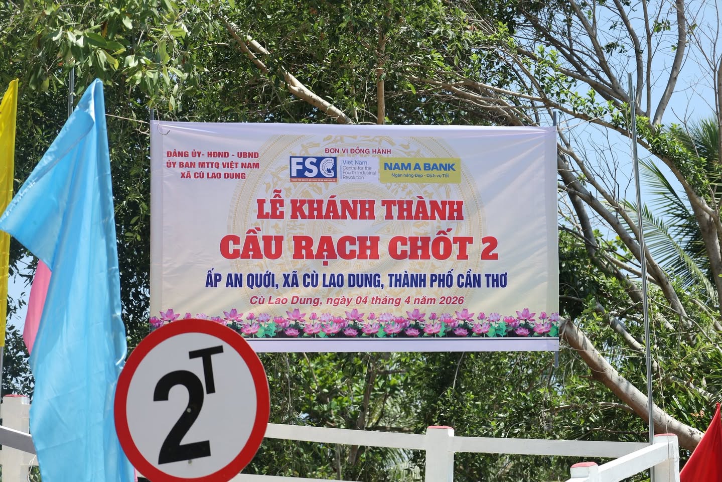 Khánh thành cầu Rạch Chốt 2: HCMC C4IR và các đơn vị đồng hành chung tay vì cộng đồng tại Cù Lao Dung