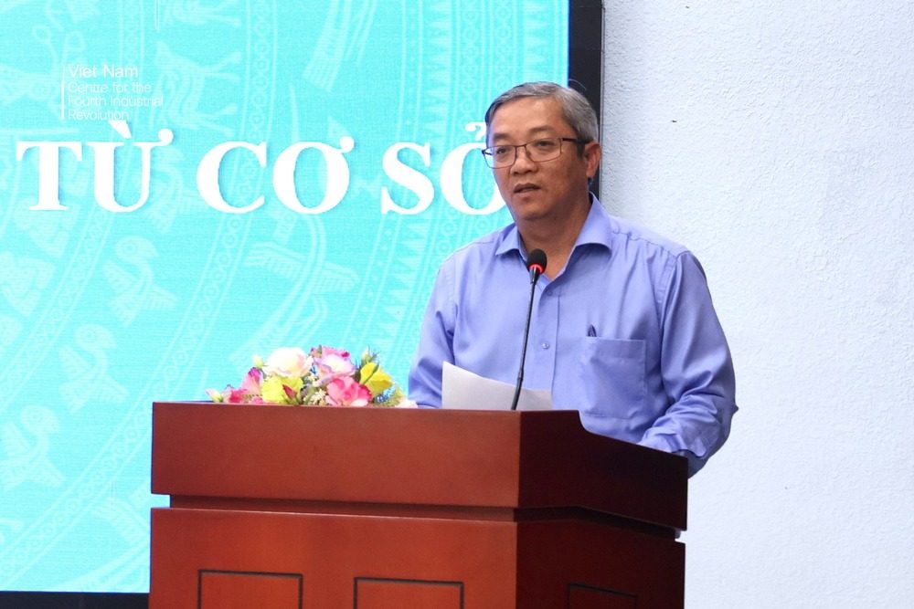 Ông Võ Phan Lê Nguyễn, Phó Bí thư Đảng ủy, Chủ tịch UBND xã Nhà Bè 