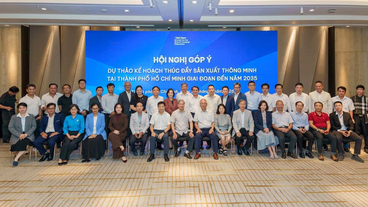 Hội nghị góp ý dự thảo kế hoạch thúc đẩy sản xuất thông minh tại TP.HCM: Kết nối trí tuệ, kiến tạo động lực phát triển