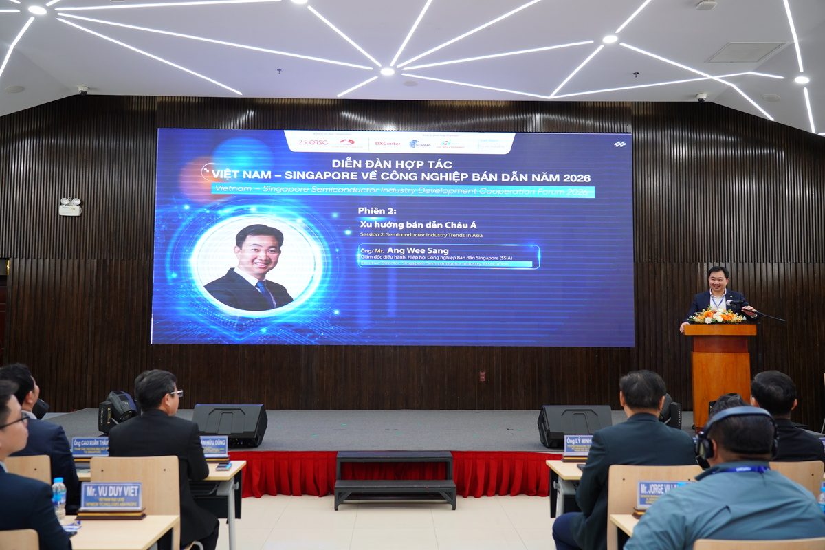 Diễn đàn hợp tác Việt Nam – Singapore về công nghiệp bán dẫn 2026: Kết nối chính sách, chuỗi giá trị và nguồn nhân lực